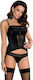 Casmir Lingerie Lauren Corset Секси Комплект Бельо Black