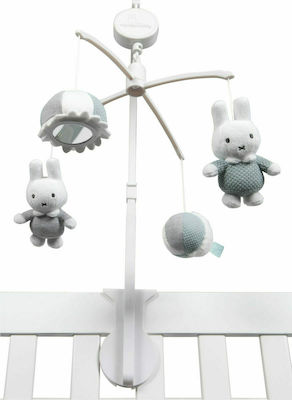 Baby Oliver Mobile for Cot with Music, Rotation, and Mirror Miffy for 0++ Months 47-3671