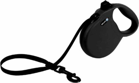Alcott Foldable Dog Leash/Lead Strap with Small Tape 5m. Black in Black color 5m