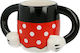 Stor Minnie Mouse Body 3D Cană Ceramică Neagră 340ml