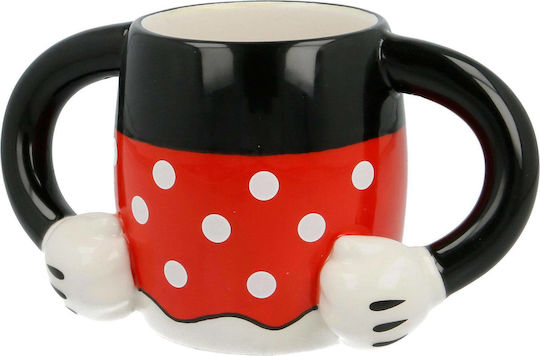 Stor Minnie Mouse Body 3D Mug Ceramic Black 340ml