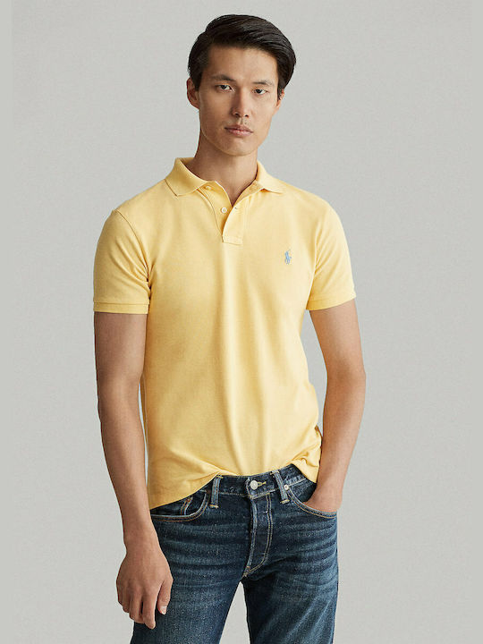 Ralph Lauren Bluza pentru bărbați cu mâneci scurte Polo Galben