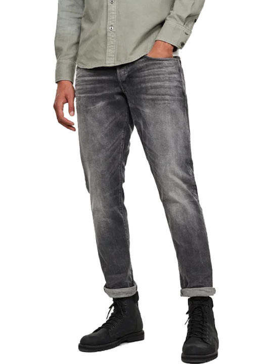 3301 Men's Jeans Pants with Slim Straight Fit Gray