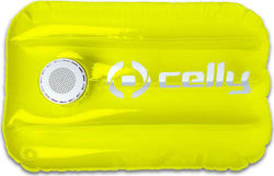 Celly Pool Waterproof Bluetooth Speaker 3W with Battery Life up to 4 hours Yellow