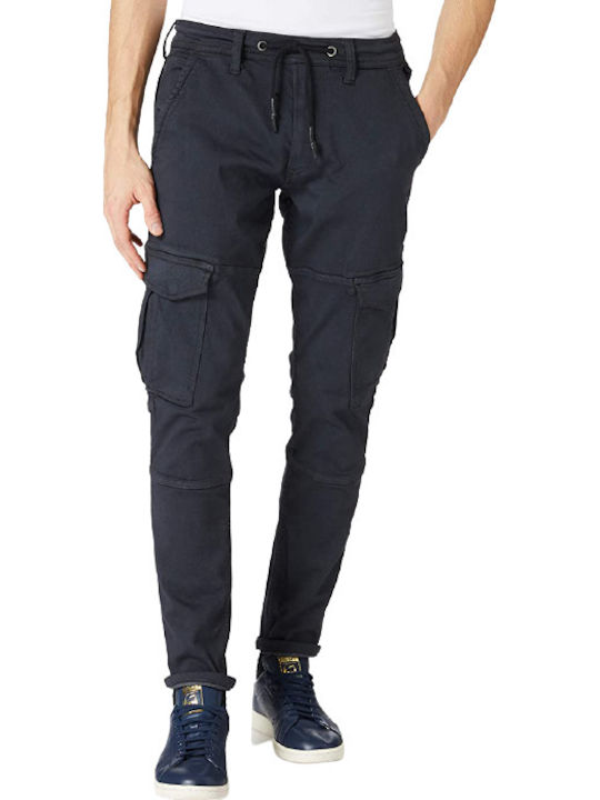Pepe Jeans Jared Ανδρικό Παντελόνι Cargo σε Κανονική Εφαρμογή Navy Μπλε