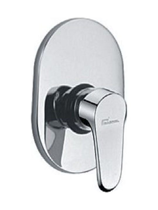 Karag Zoe Built-In Mixer for Shower with 1 Exit Silver