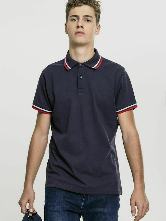 Urban Classics Men's Blouse Polo Navy / White /...