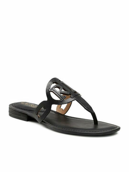 Ellington Leder Flache Sandalen für Damen mit Riemen in Schwarz Farbe