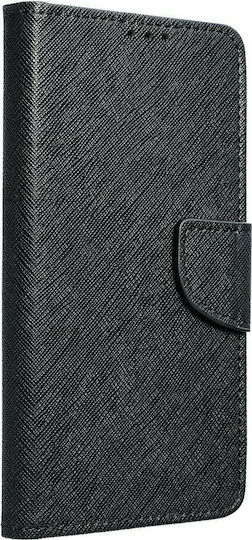 Fancy Wallet Δερματίνης Μαύρο (Redmi Note 9T)