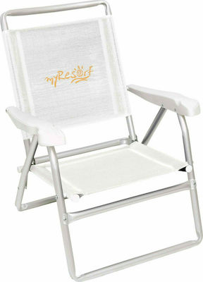 Campus Chair Beach Aluminium White