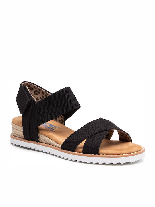Secret Picnic Women's Fabric Platform Shoes Black