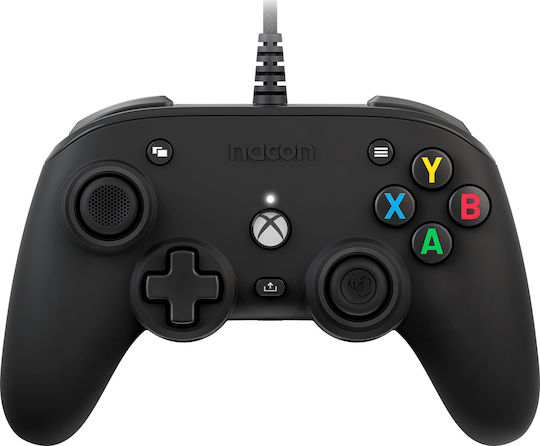 Nacon Pro Compact Wired Gamepad for PC / Xbox One / Xbox Series Black