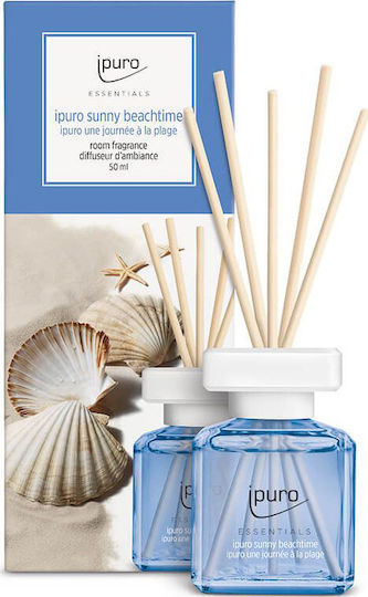 iPuro Diffuser Essentials mit Duft Sunny Beachtime 019305 6Stück 50ml