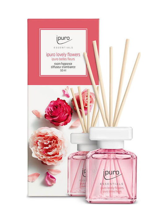 iPuro Дифузер Lovely Flowers с аромат Роза 019307 50мл