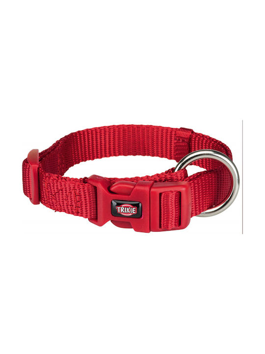 Trixie Premium Hundehalsband in Rot Farbe Halsband S/M 30-45cm/15mm Mittel / Klein 201503