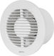 Europlast Wall-mounted Ventilator Bathroom 125mm White