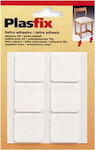 Inofix 4084-2 Square Furniture Protectors with Sticker 31x31mm 6pcs
