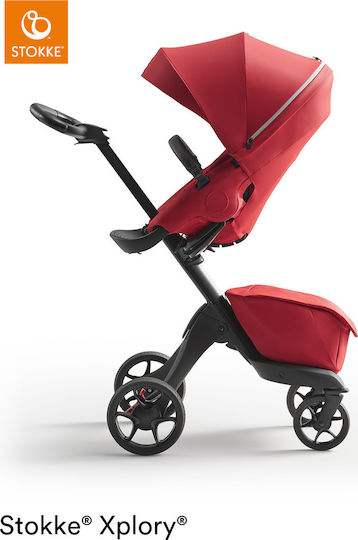 Stokke Xplory X Baby Stroller Suitable for Newborn Ruby Red 13.4kg