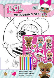 Alligator Ζωγραφική Lol Surprise Colouring Set