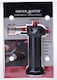 Kitchen Torch with Temperature Setting Silver Match Black