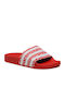 Adidas Adilette Frauen Flip Flops in Rot Farbe