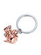 Troika Schlüsselanhänger Brieftasche Hornchen Metallisch Rose Gold