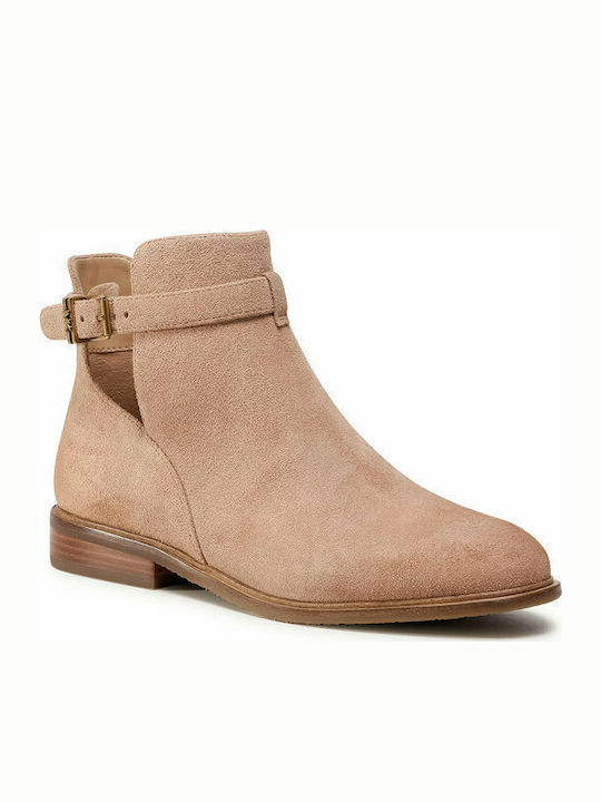 Lawson 40T0LAFE5S Suede Γυναικεία Μποτάκια Camel