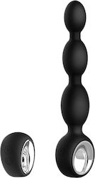 Dream Toys Midnight Magic Dione Remote Πρωκτικός Δονητής με Δυνατότητα Ασύρματης Λειτουργίας Μαύρος 22cm