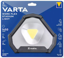 Varta Arbeits- und Baustellenbeleuchtung Work Flex Stadium Licht Projektor Arbeit Batterie LED IP54