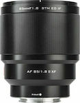 Viltrox Full Frame Camera Lens AF 85mm f/1.8 XF II Telephoto for Fujifilm X Mount Black