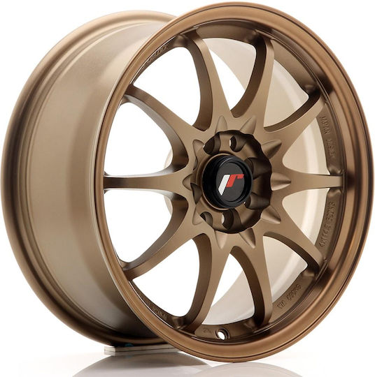 Japan Racing Wheels Αλουμινιού Αυτοκινήτου JR5 16"x7" Dunkel eloxierte Bronze