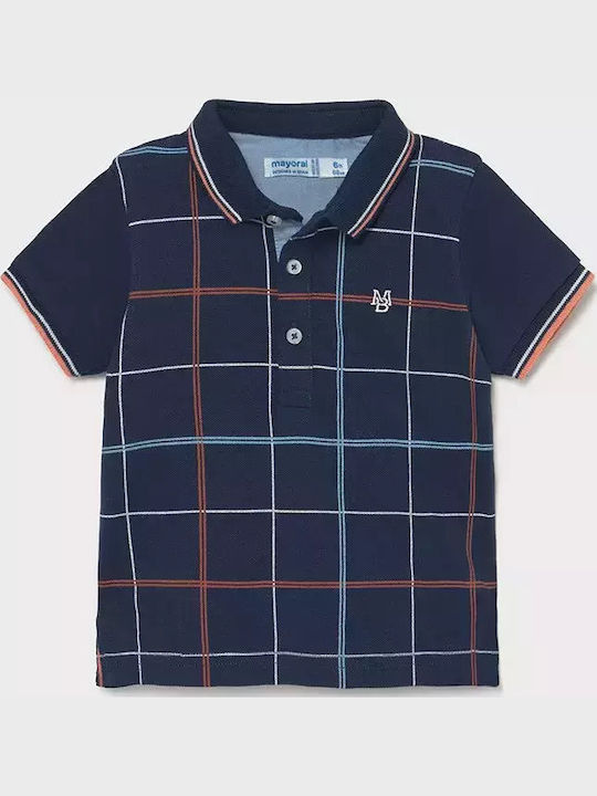 Kids' Polo Short Sleeve Navy Blue