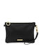 Leather Women's Clutch Black