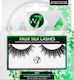 W7 Cosmetics Faux Silk Lashes Μαύρες Hera με Κόλλα
