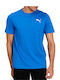 Puma Herren T-Shirt Kurzarm Blau