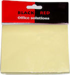 Black Red Post-it Notes Pad Cube Yellow 5.1x7.6cm