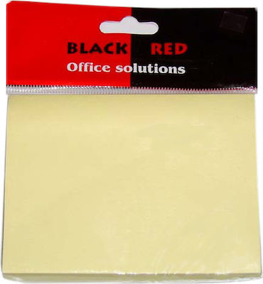 Black Red Post-it Notes Pad Cube Yellow 5.1x7.6cm