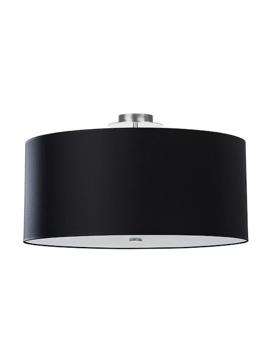 Sollux Otto 60 Modern Fabric Ceiling Light with Socket E27 60pcs Black