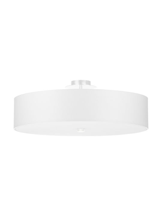 Sollux Skala 50 Modern Fabric Ceiling Light wit...