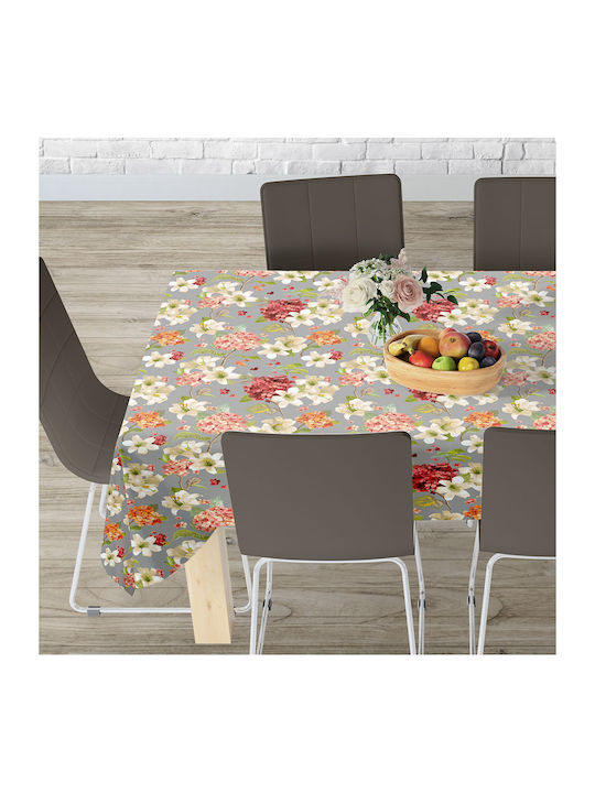 Lino Home Tablecloth Campari 801 Grey 140x230cm