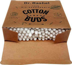 Dr. Rashel Cotton Bamboo Buds Biodegradable Bamboo Cotton Buds 100pcs