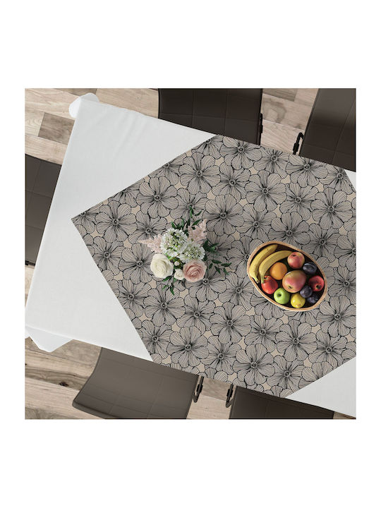 Lino Home Checkered Diva 850 Black 90x90cm