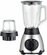 Sokany Blender With Glass Jug 1.5 Lt 450W Inox SK-144
