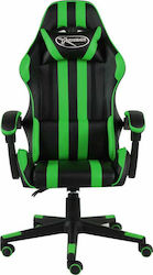 vidaXL Xtreme Racing Gaming Chair Leatherette Green