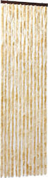 vidaXL Fabric Door Curtain Beige 90x200cm 315136