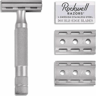Rockwell Razors 6S Ξυραφάκι Ασφαλείας Κλειστού Τύπου Adjustable Matte Stainless Steel