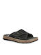 Parex Men's Leather Sandals Black