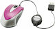 Verbatim Go Mini Wired Mini Mouse Hot Pink