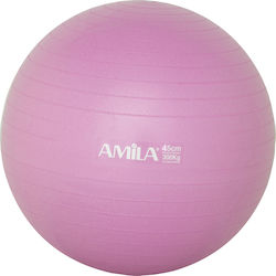 Amila 48086 Pilates Ball 45cm 0.75kg Pink