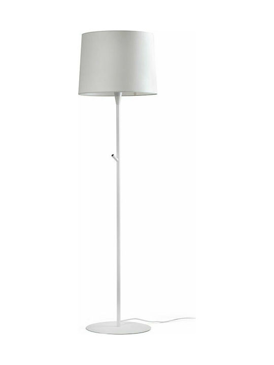 Faro Barcelona Conga Floor Lamp H154xW33cm. with Socket for Bulb E27 White